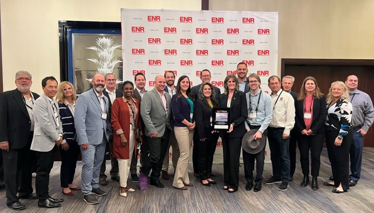 ENR Award Ceremony for Best Airport/Transit Project in the Southwest region.