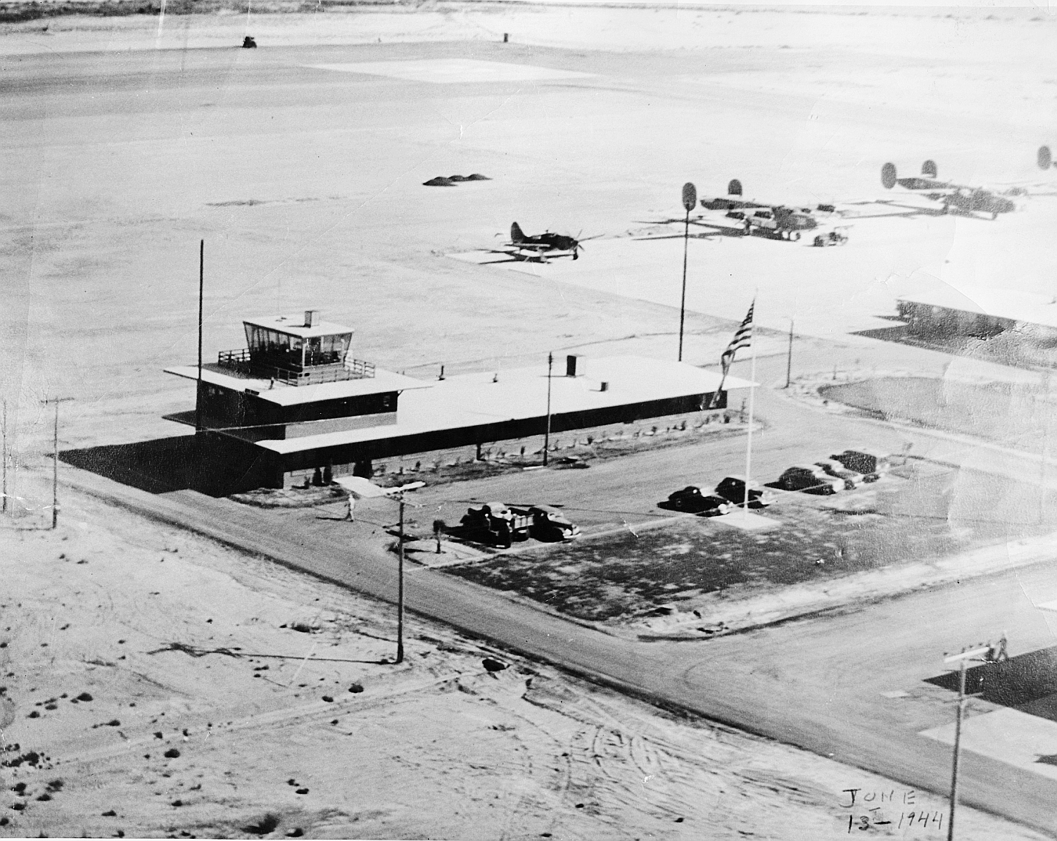 Phoenix Goodyear Airport in 1946. 