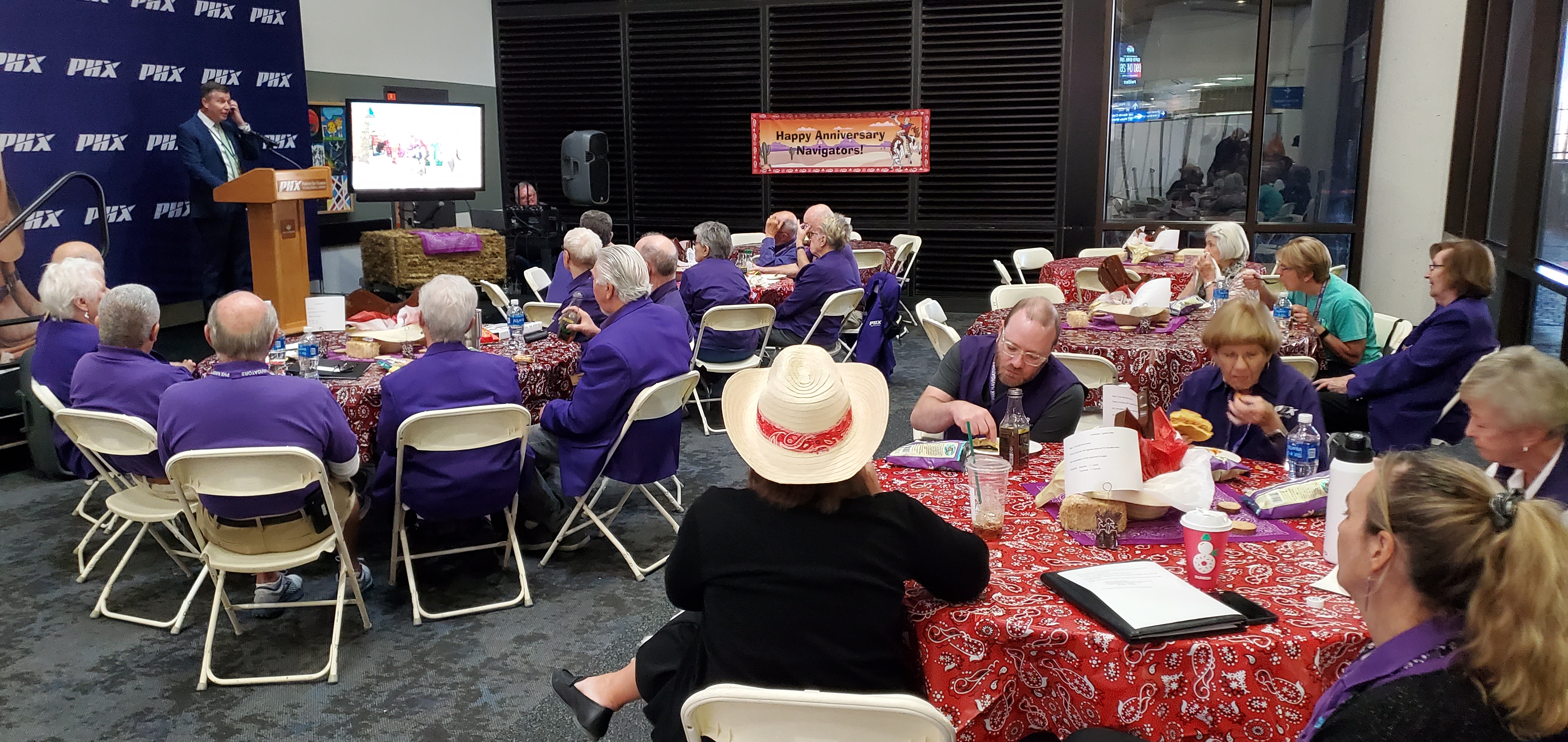 Navigators Celebrate 22nd Anniversary at PHX Sky Harbor International Airport. 
