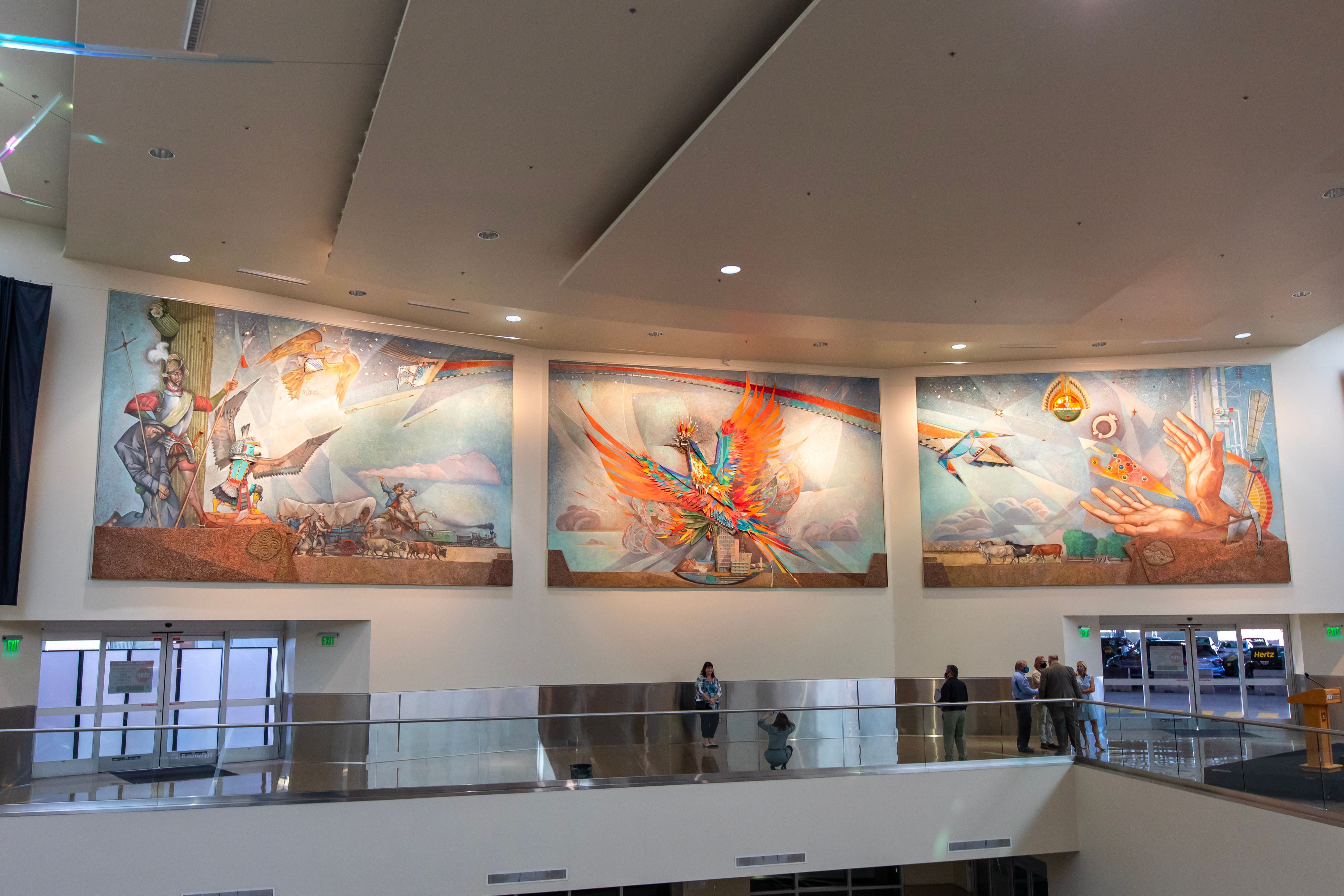 "The Phoenix" mural